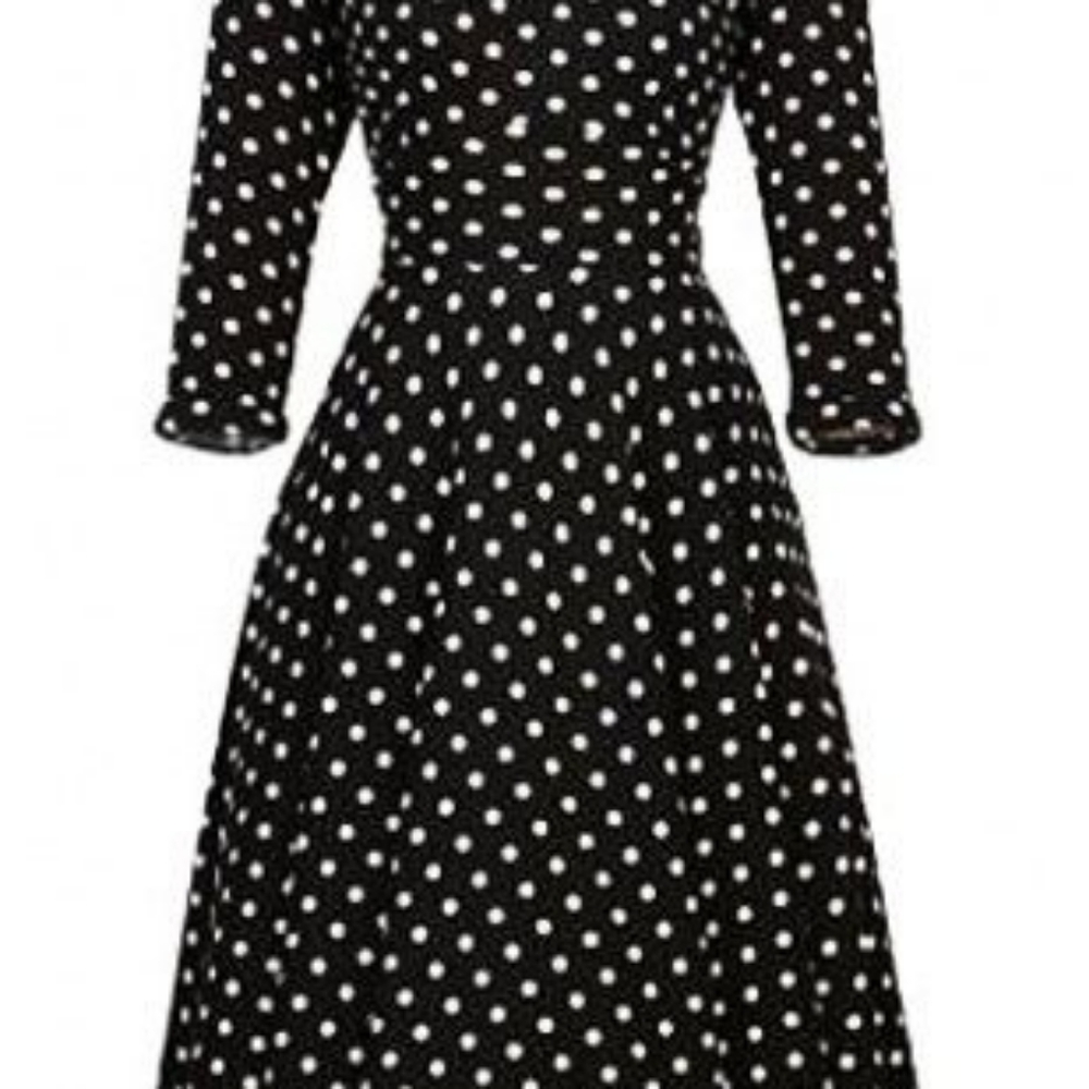 Apostolistic Clothing lined heavy 50's swingdress - Picture 3 of 3
